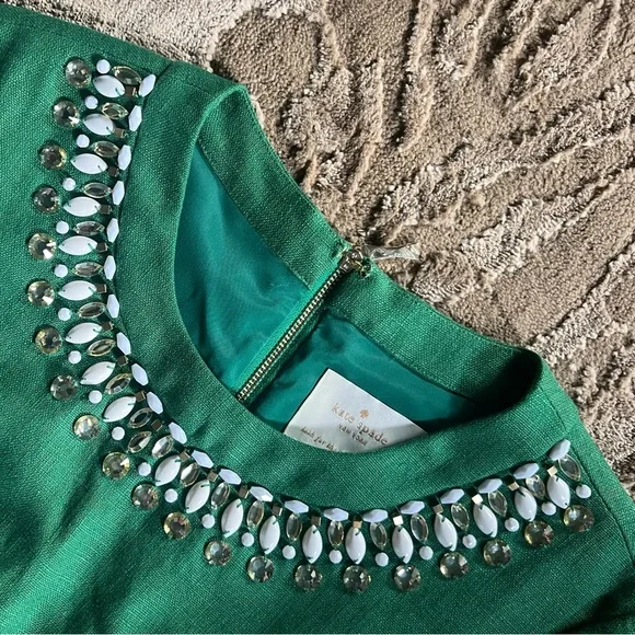 Kate Spade Mindy Linen Dress, EUC - Picture 5 of 9